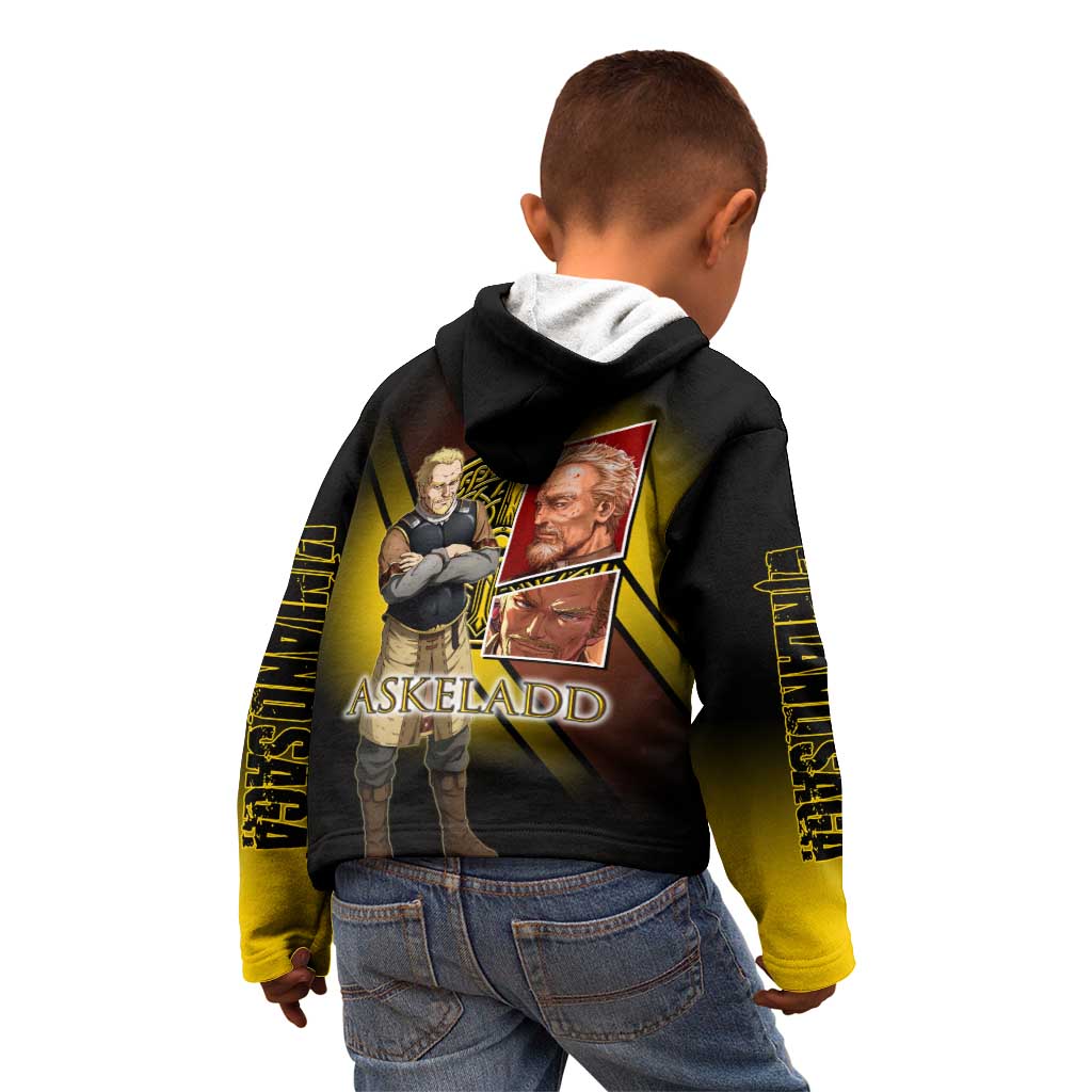 Askeladd Viking Commander Kid Hoodie Viking Manga Illustration Style