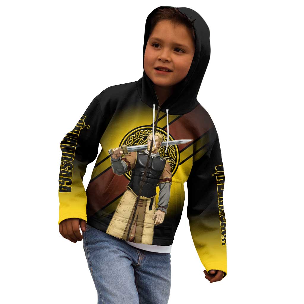 Askeladd Viking Commander Kid Hoodie Viking Manga Illustration Style