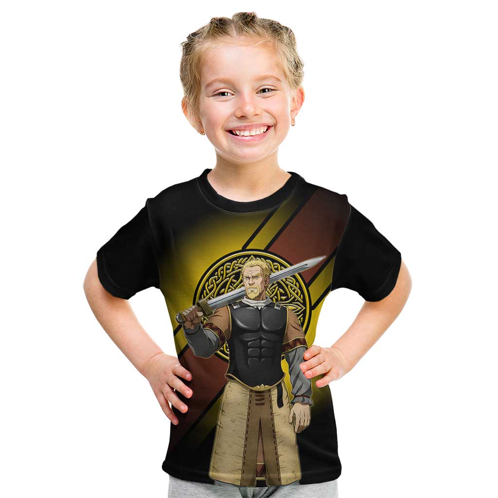 Askeladd Viking Commander Kid T Shirt Viking Manga Illustration Style