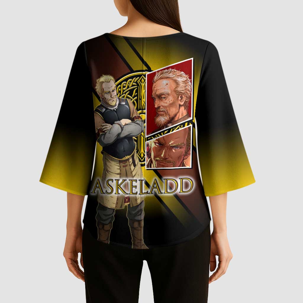 Askeladd Viking Commander Kimono Sleeve Blouse Viking Manga Illustration Style