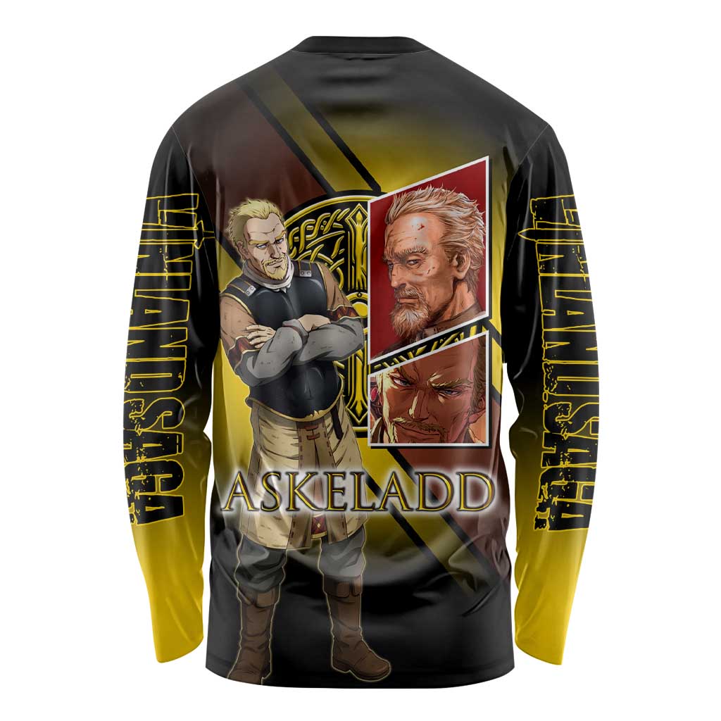 Askeladd Viking Commander Long Sleeve Shirt Viking Manga Illustration Style