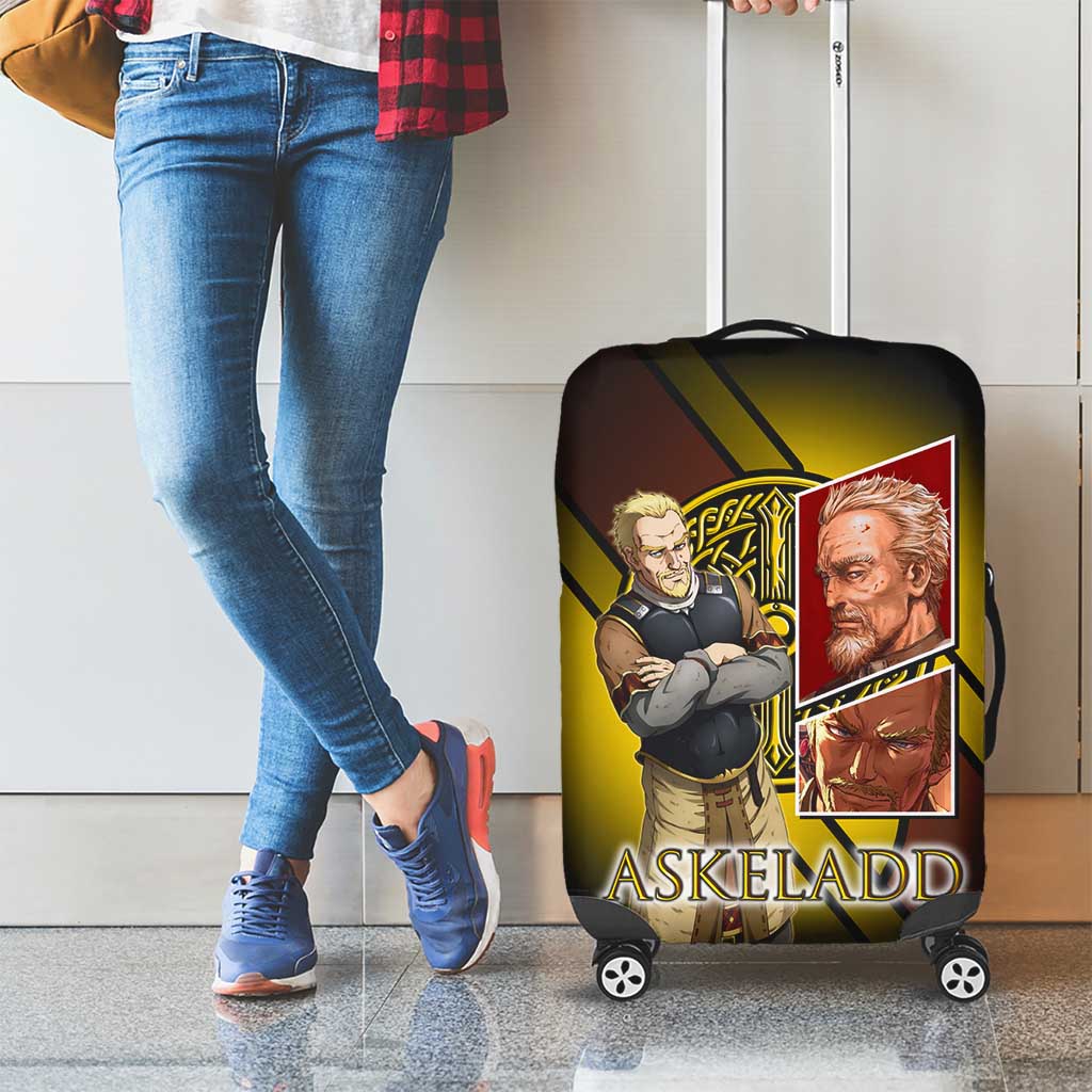 Askeladd Viking Commander Luggage Cover Viking Manga Illustration Style