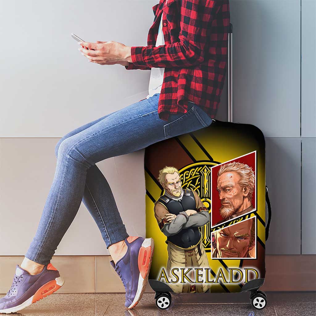 Askeladd Viking Commander Luggage Cover Viking Manga Illustration Style