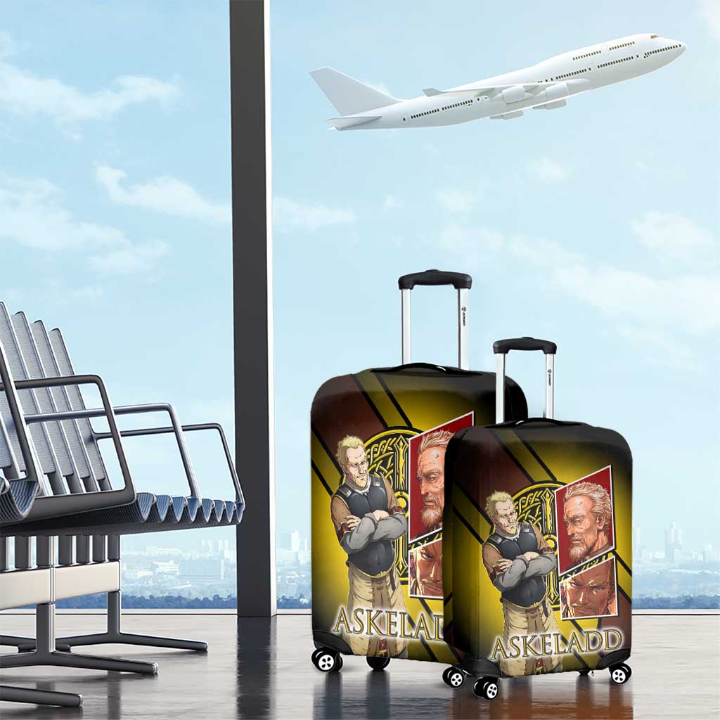 Askeladd Viking Commander Luggage Cover Viking Manga Illustration Style