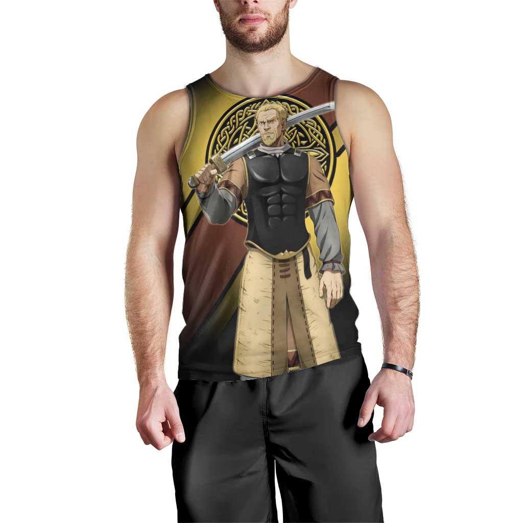 Askeladd Viking Commander Men Tank Top Viking Manga Illustration Style