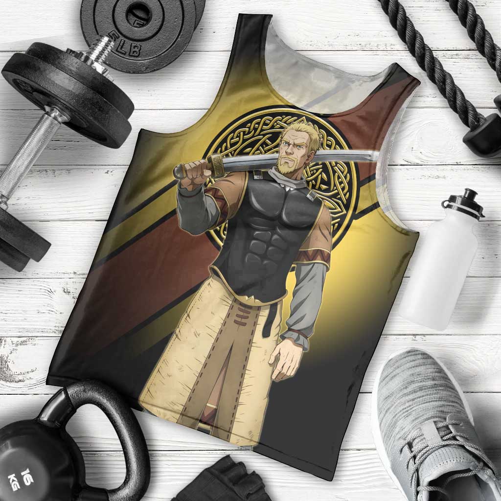 Askeladd Viking Commander Men Tank Top Viking Manga Illustration Style