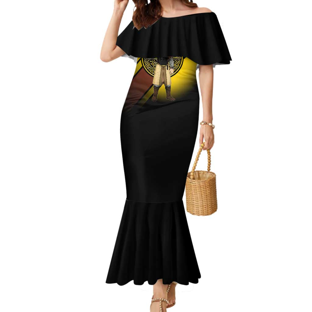 Askeladd Viking Commander Mermaid Dress Viking Manga Illustration Style