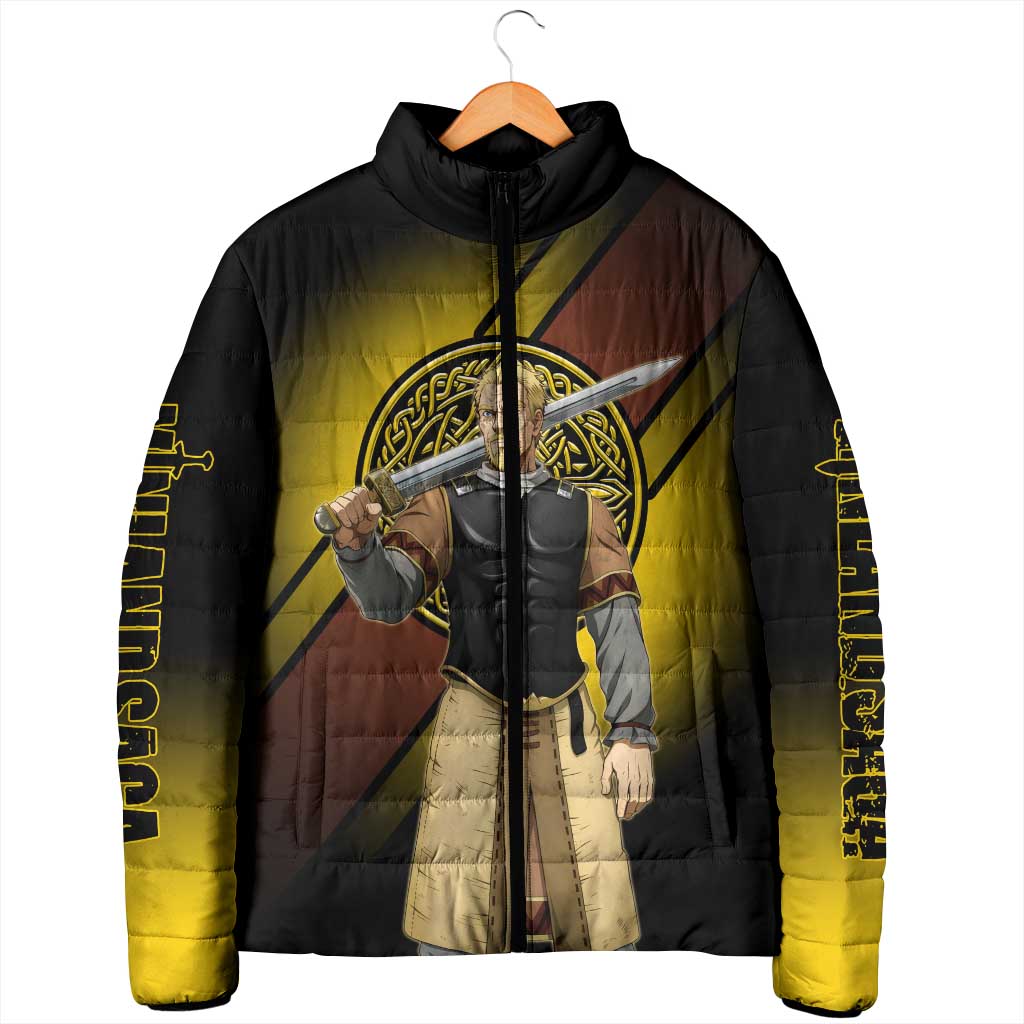 Askeladd Viking Commander Padded Jacket Viking Manga Illustration Style