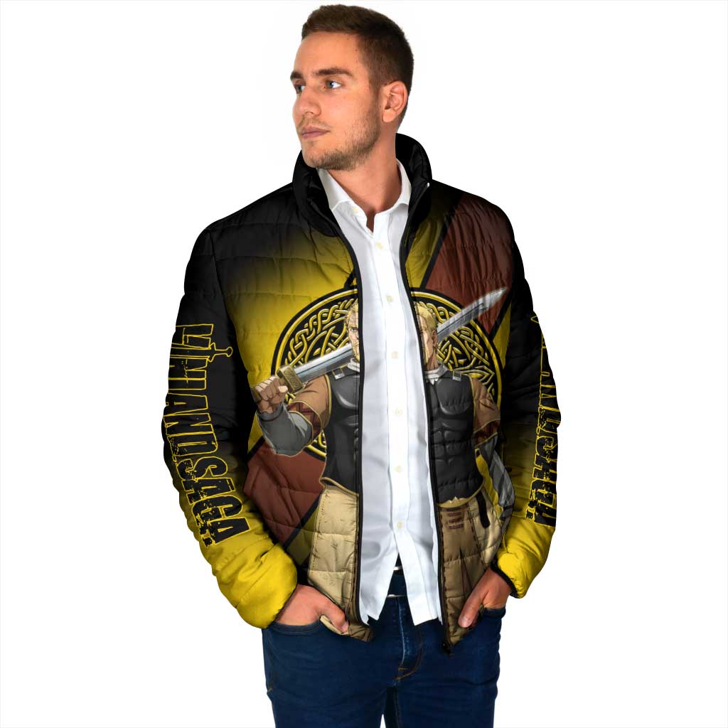 Askeladd Viking Commander Padded Jacket Viking Manga Illustration Style