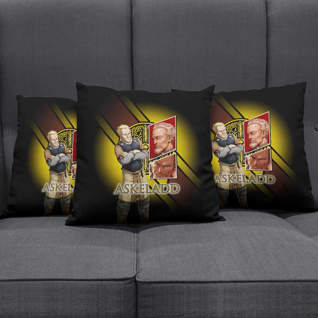 Askeladd Viking Commander Pillow Cover Viking Manga Illustration Style