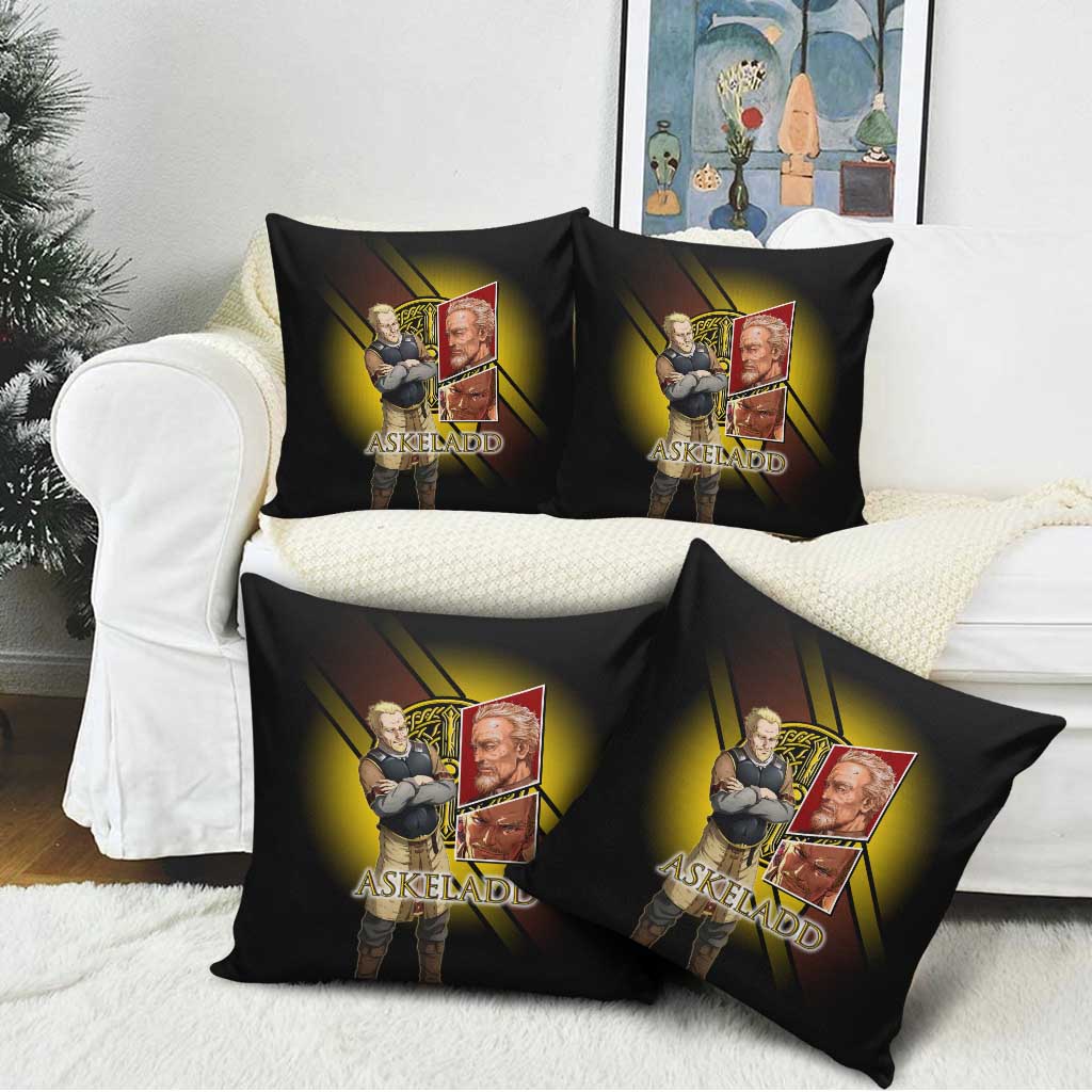 Askeladd Viking Commander Pillow Cover Viking Manga Illustration Style