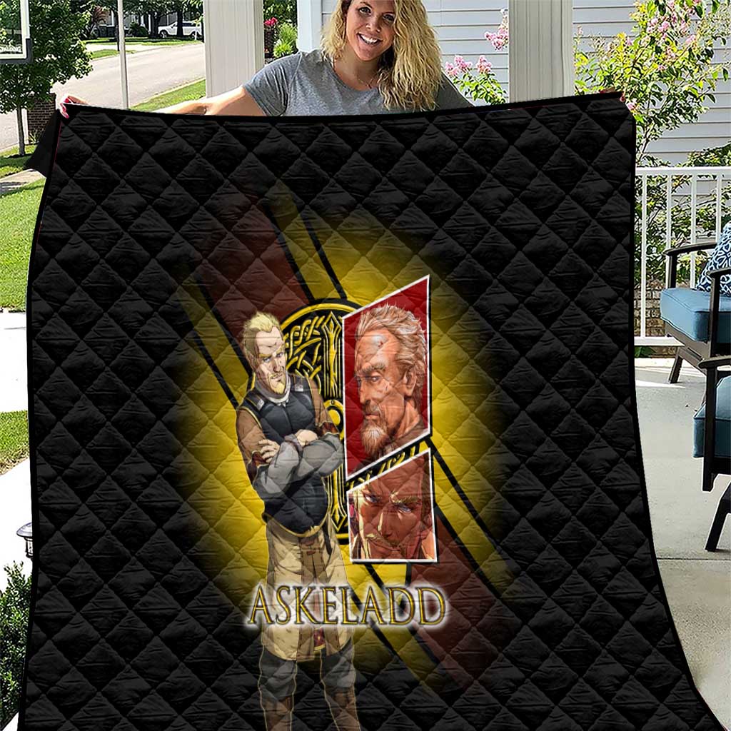 Askeladd Viking Commander Quilt Viking Manga Illustration Style
