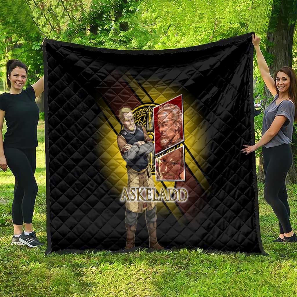 Askeladd Viking Commander Quilt Viking Manga Illustration Style