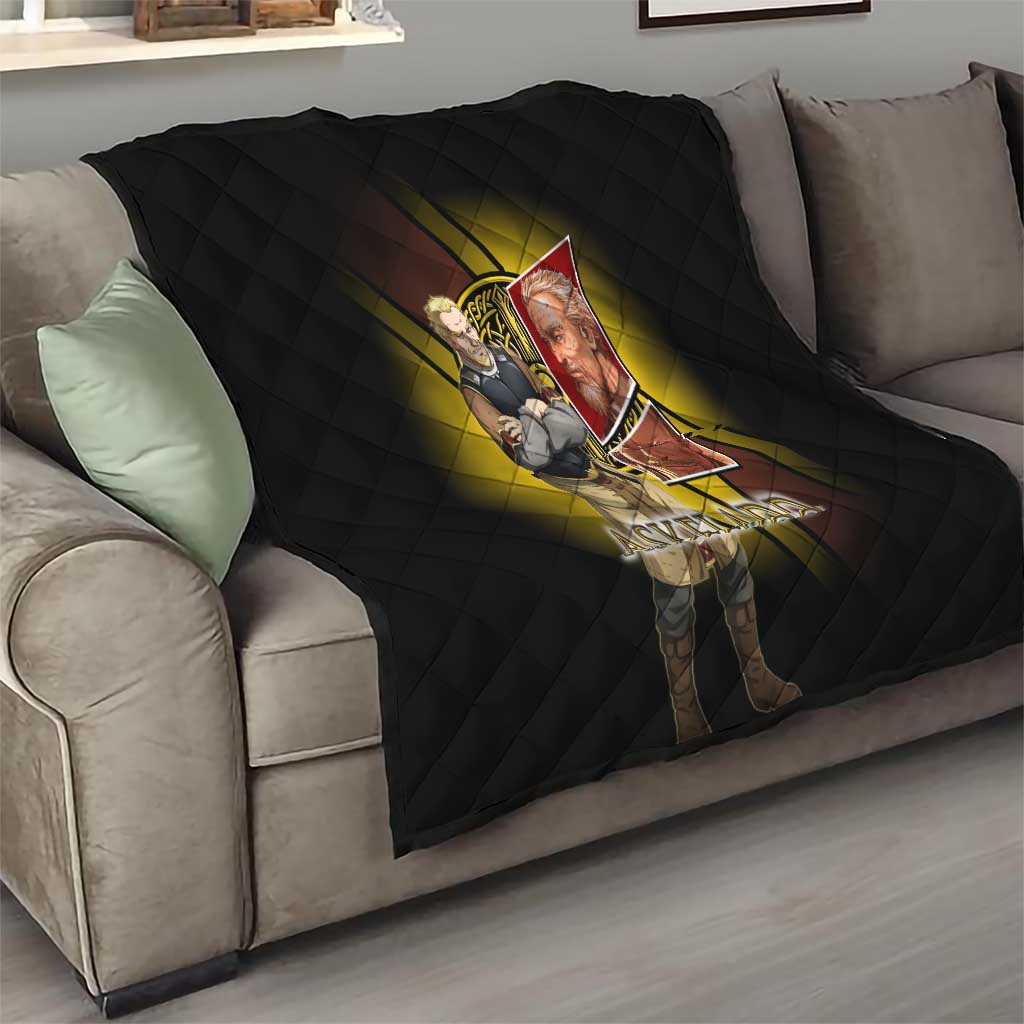 Askeladd Viking Commander Quilt Viking Manga Illustration Style