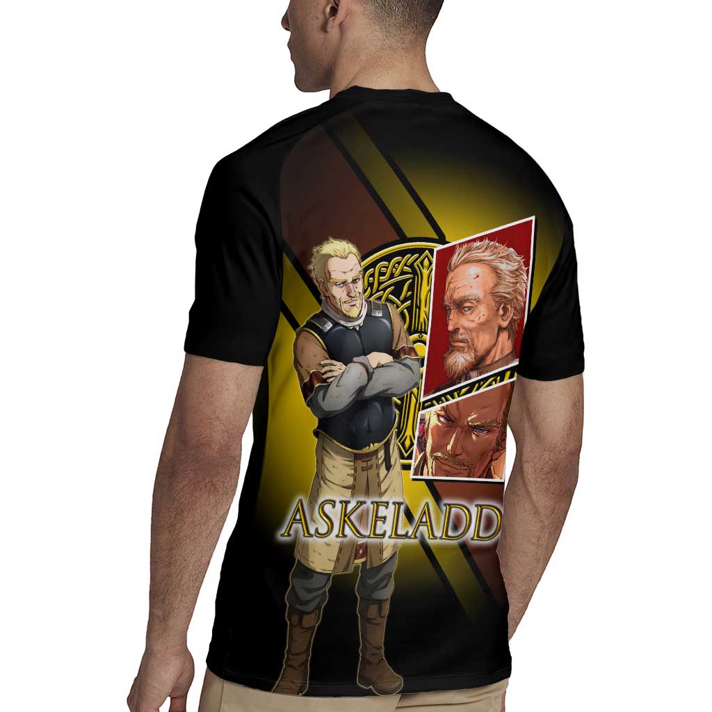 Askeladd Viking Commander Rugby Jersey Viking Manga Illustration Style