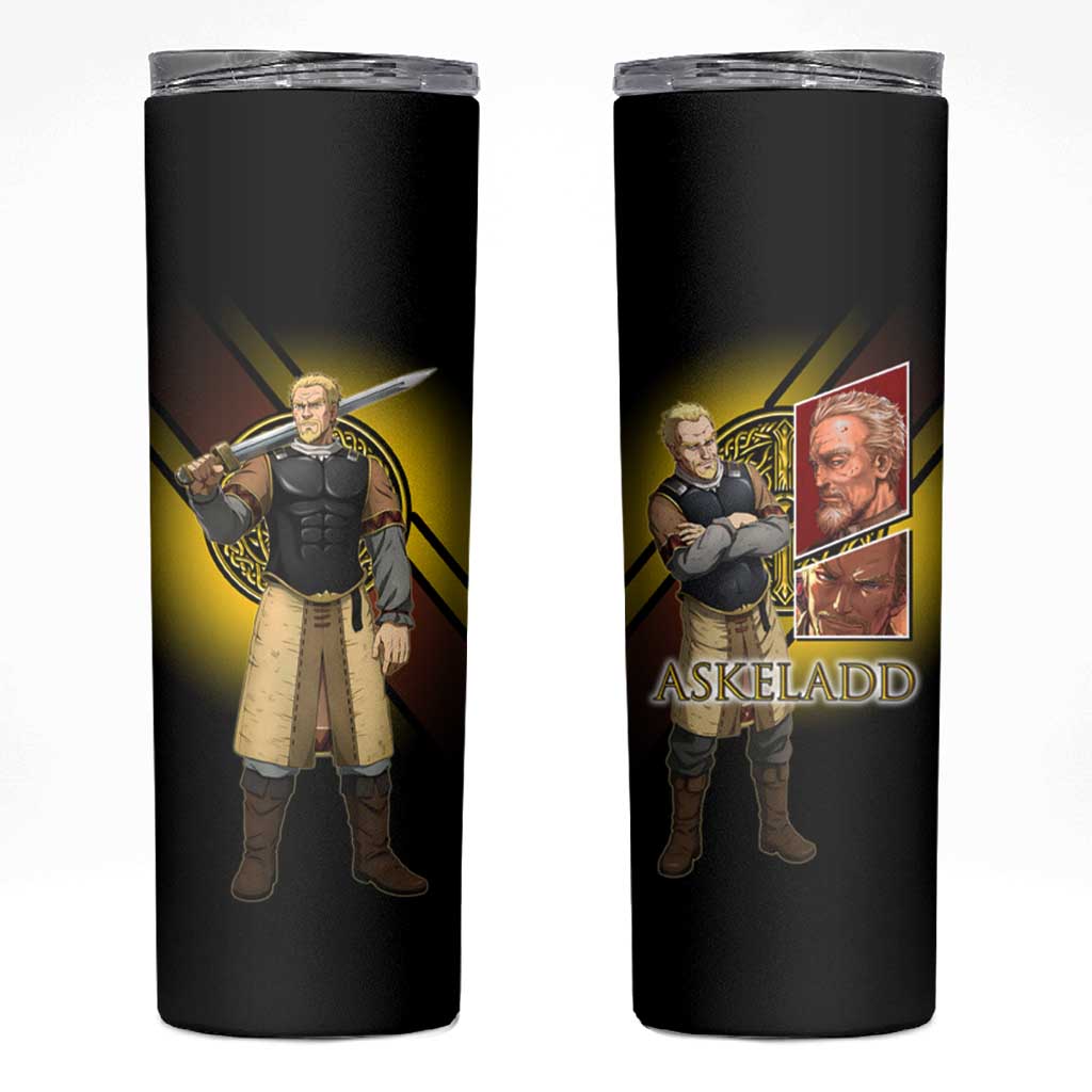 Askeladd Viking Commander Skinny Tumbler Viking Manga Illustration Style