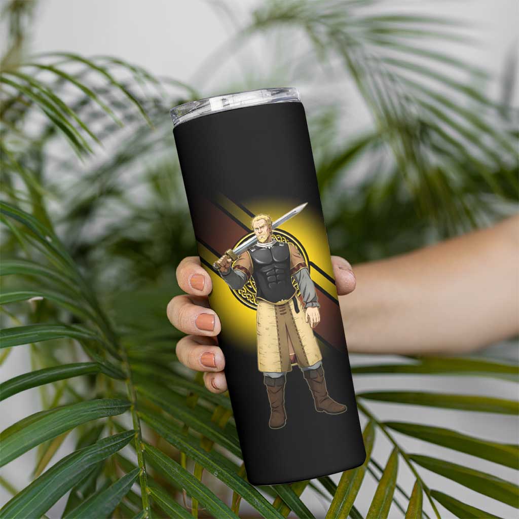 Askeladd Viking Commander Skinny Tumbler Viking Manga Illustration Style