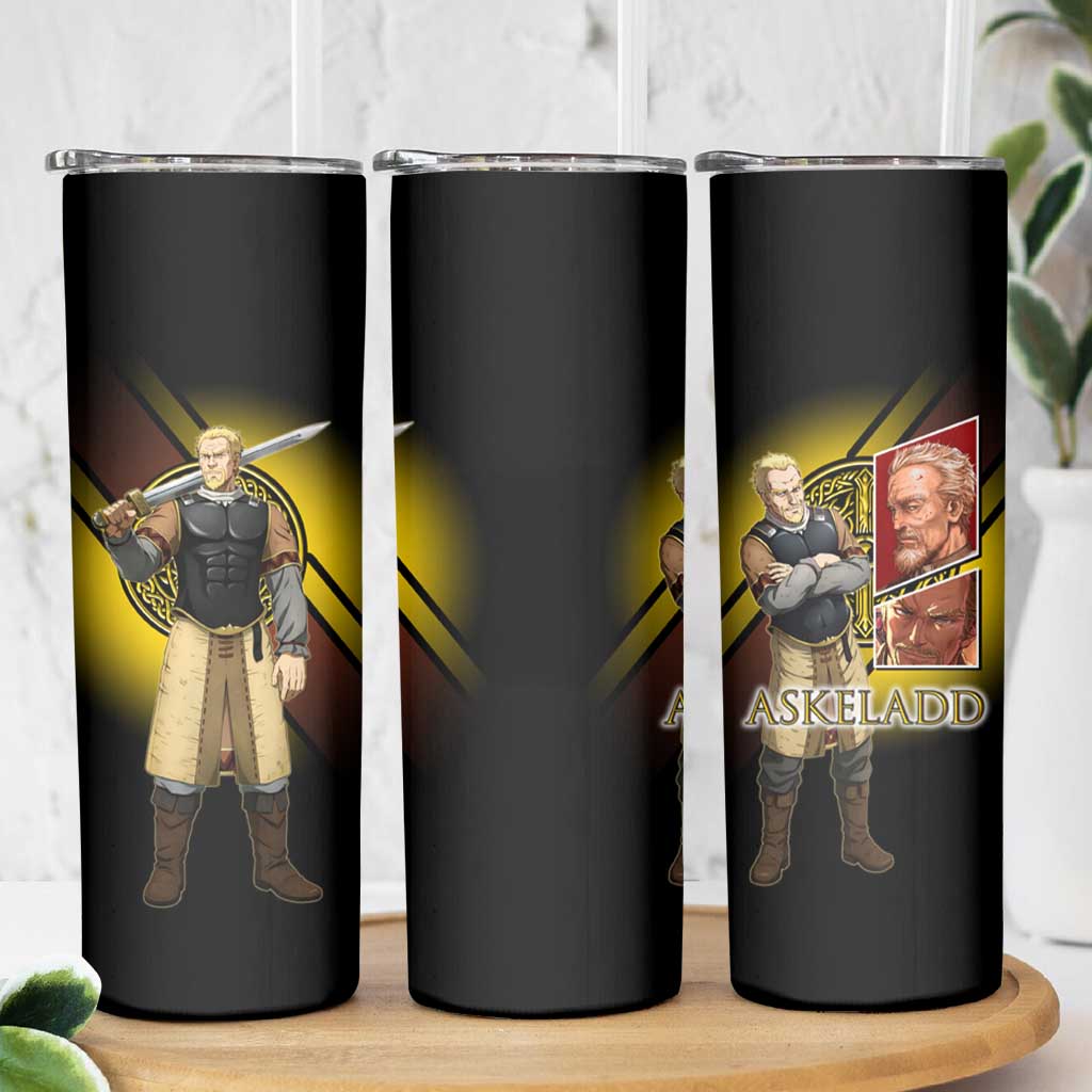 Askeladd Viking Commander Skinny Tumbler Viking Manga Illustration Style