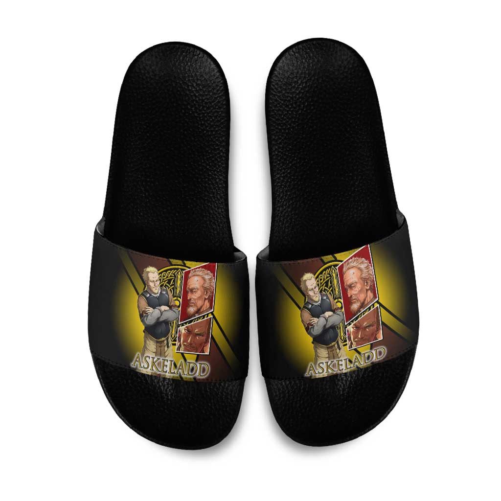 Askeladd Viking Commander Slide Sandals Viking Manga Illustration Style