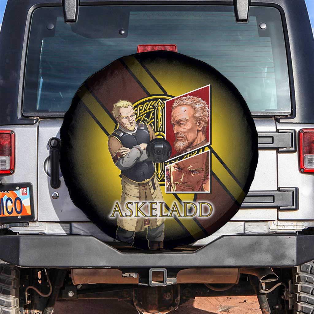 Askeladd Viking Commander Spare Tire Cover Viking Manga Illustration Style