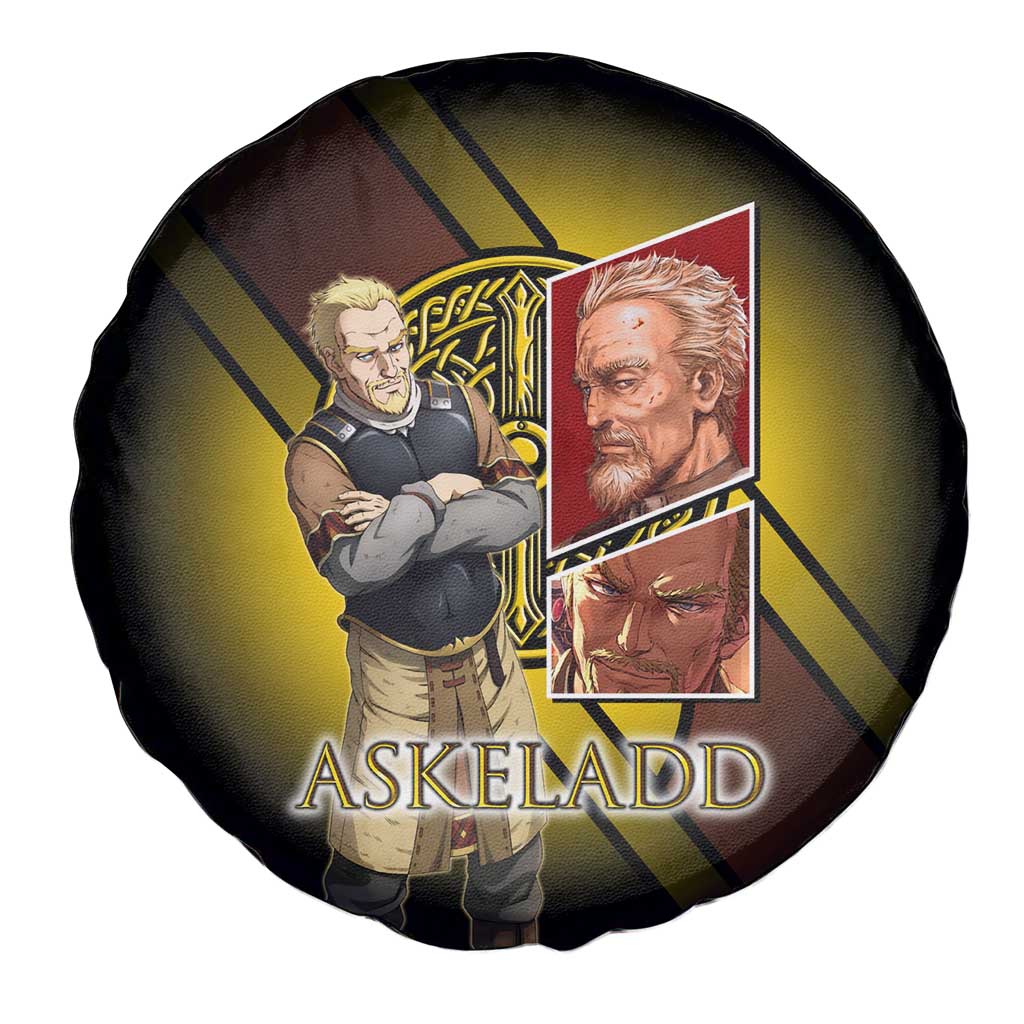Askeladd Viking Commander Spare Tire Cover Viking Manga Illustration Style