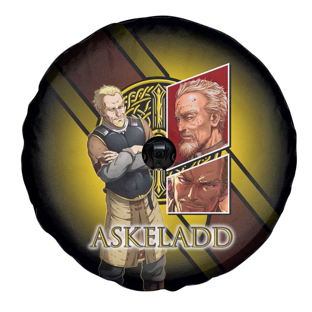 Askeladd Viking Commander Spare Tire Cover Viking Manga Illustration Style