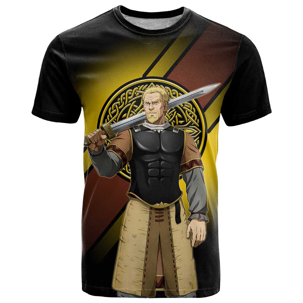 Askeladd Viking Commander T Shirt Viking Manga Illustration Style