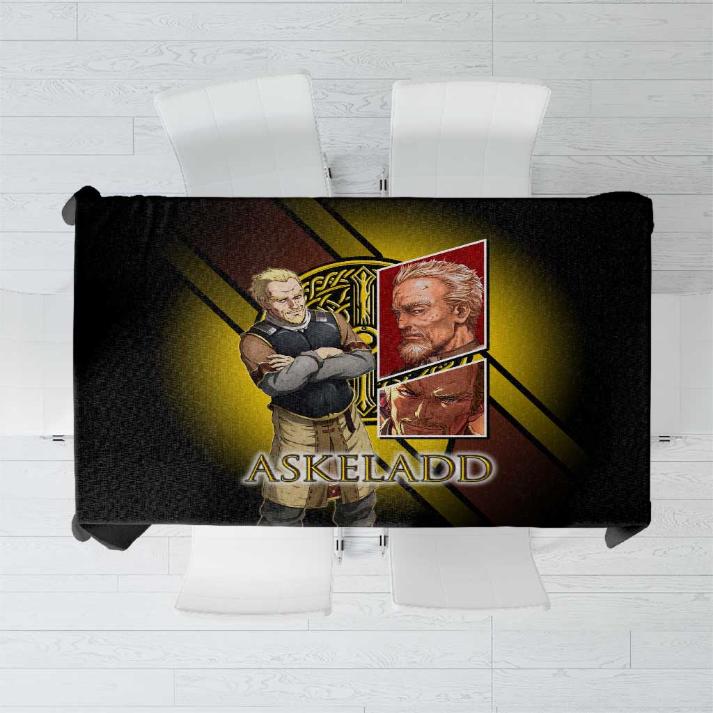 Askeladd Viking Commander Tablecloth Viking Manga Illustration Style