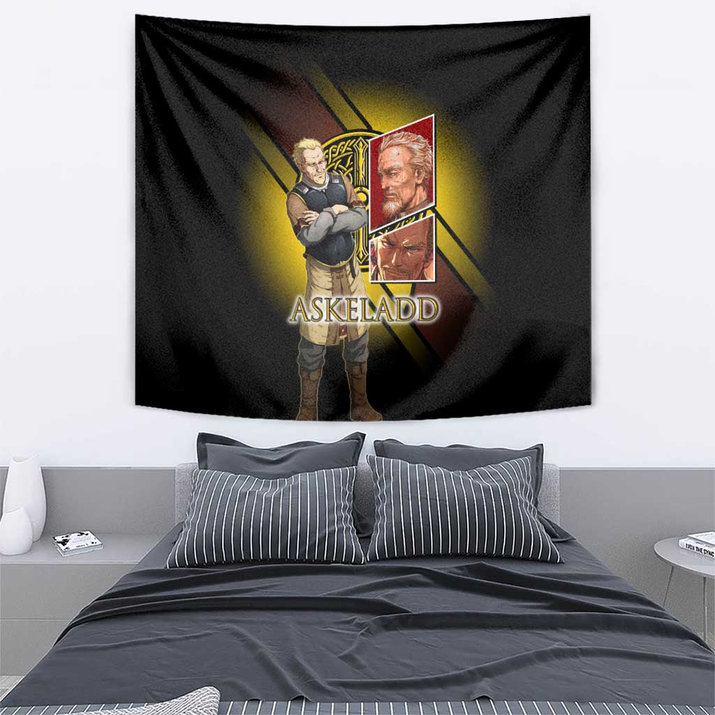 Askeladd Viking Commander Tapestry Viking Manga Illustration Style