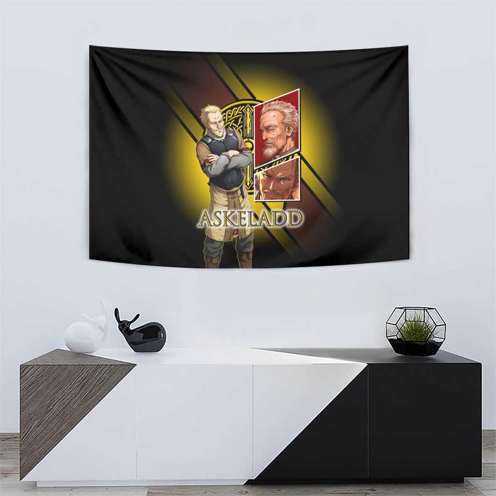 Askeladd Viking Commander Tapestry Viking Manga Illustration Style