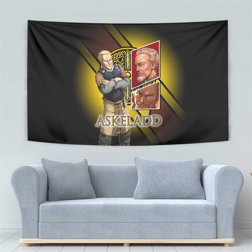 Askeladd Viking Commander Tapestry Viking Manga Illustration Style