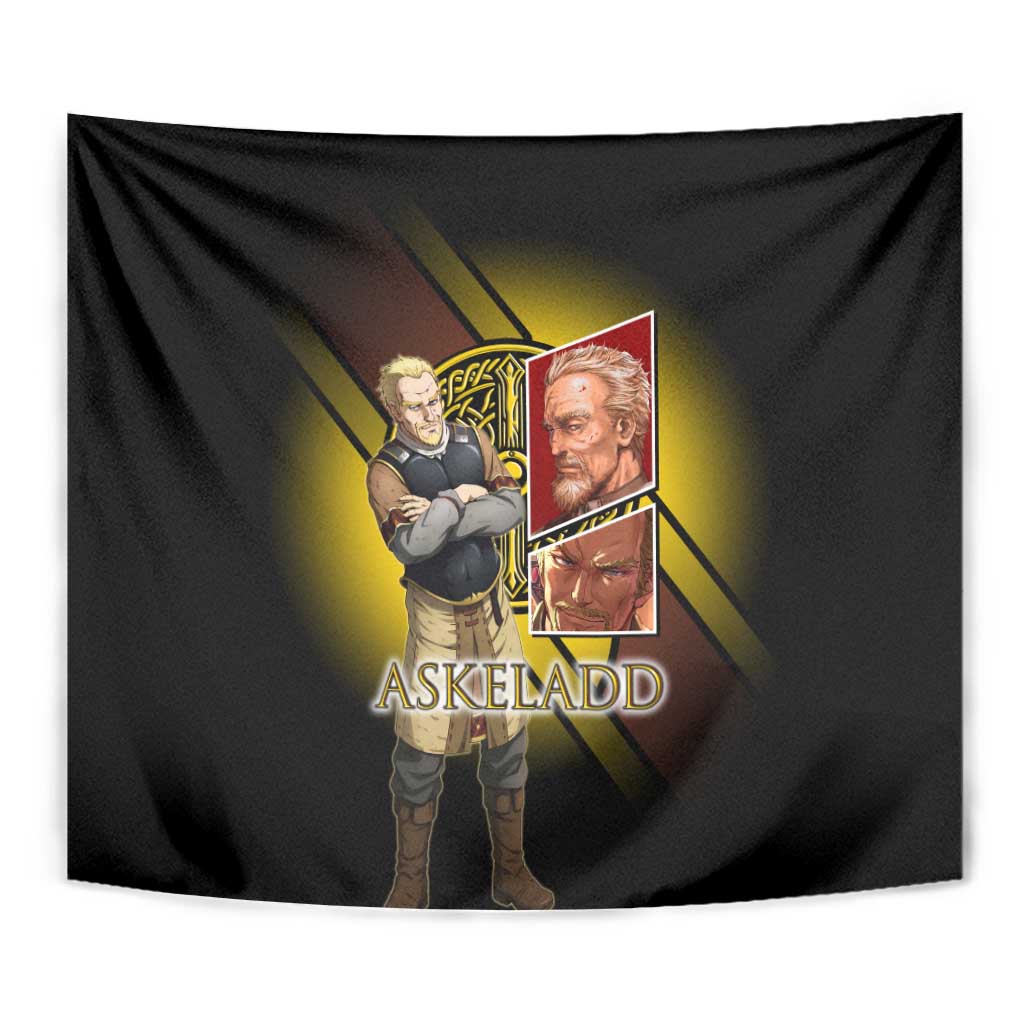 Askeladd Viking Commander Tapestry Viking Manga Illustration Style