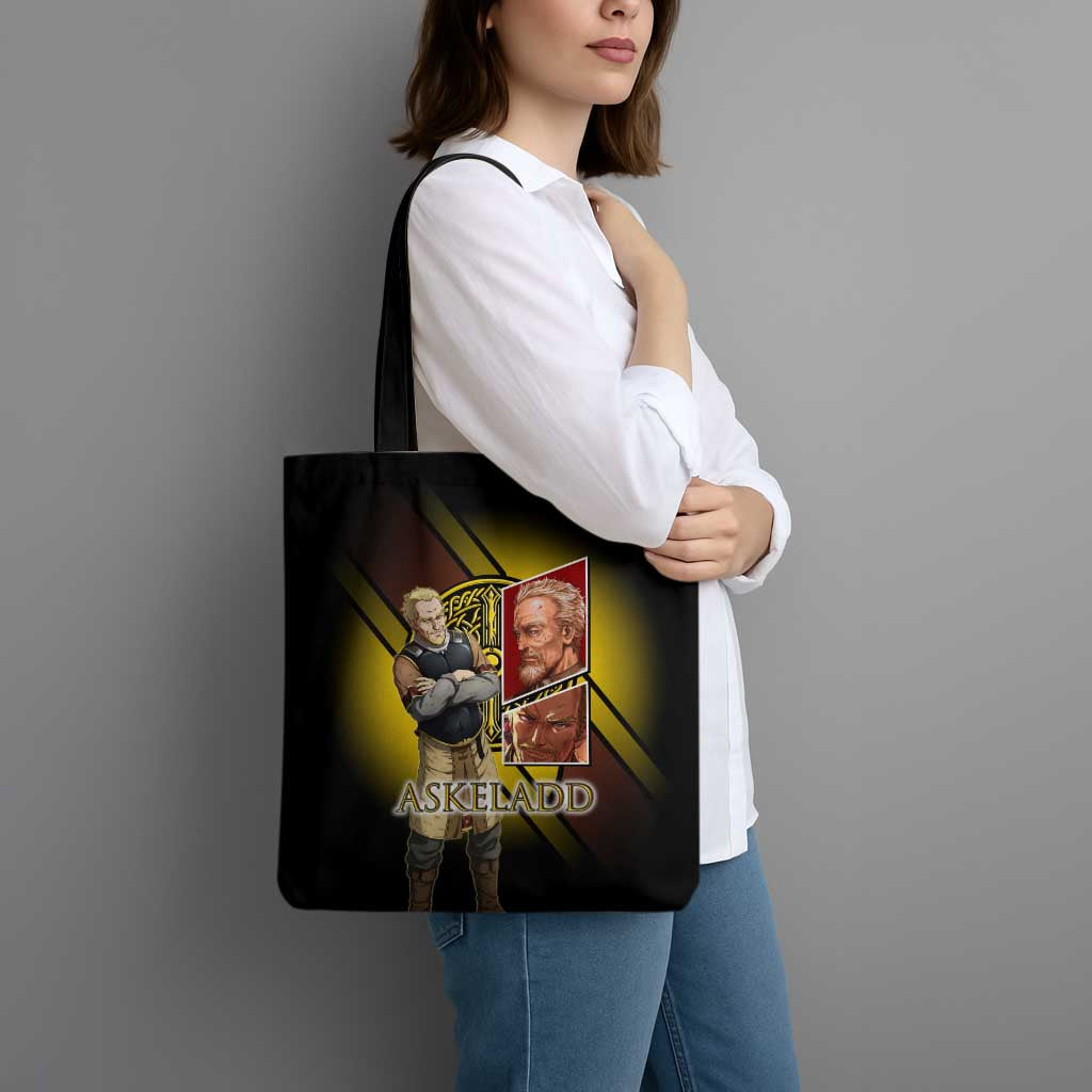 Askeladd Viking Commander Tote Bag Viking Manga Illustration Style