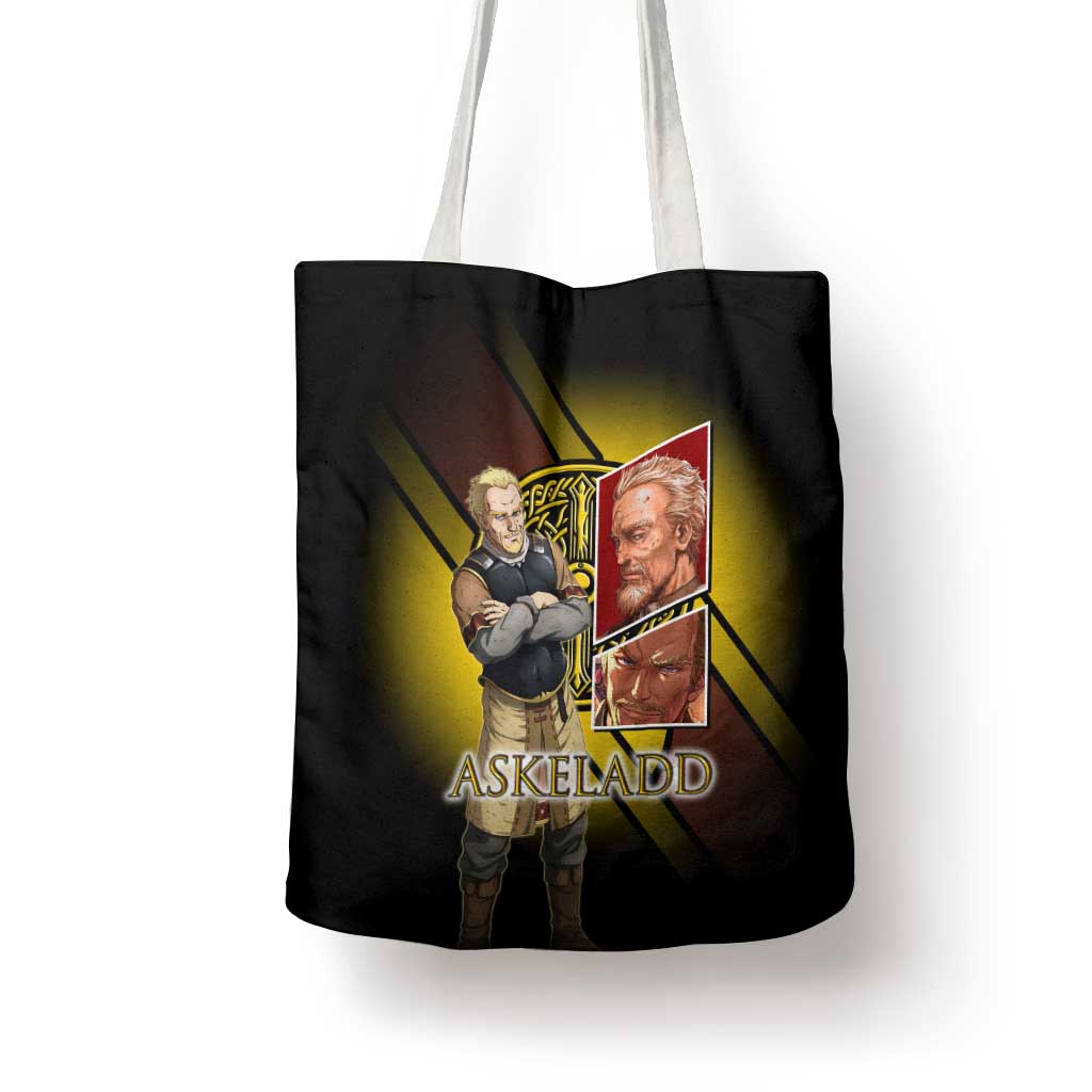 Askeladd Viking Commander Tote Bag Viking Manga Illustration Style