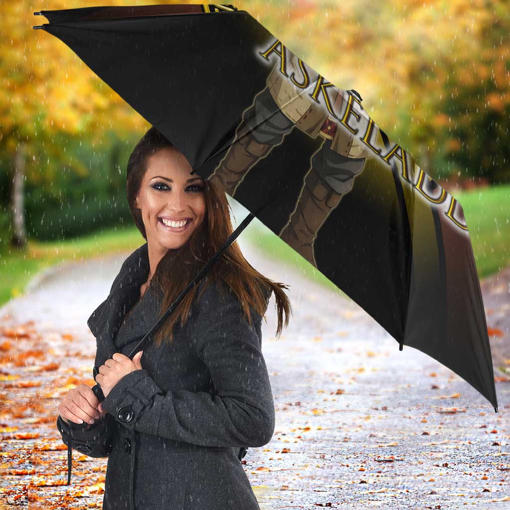 Askeladd Viking Commander Umbrella Viking Manga Illustration Style