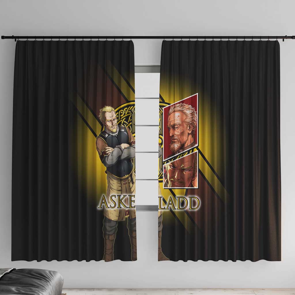 Askeladd Viking Commander Window Curtain Viking Manga Illustration Style