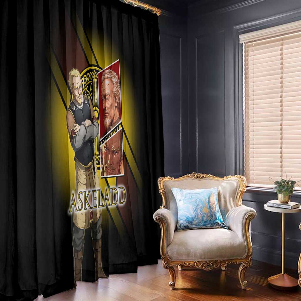 Askeladd Viking Commander Window Curtain Viking Manga Illustration Style