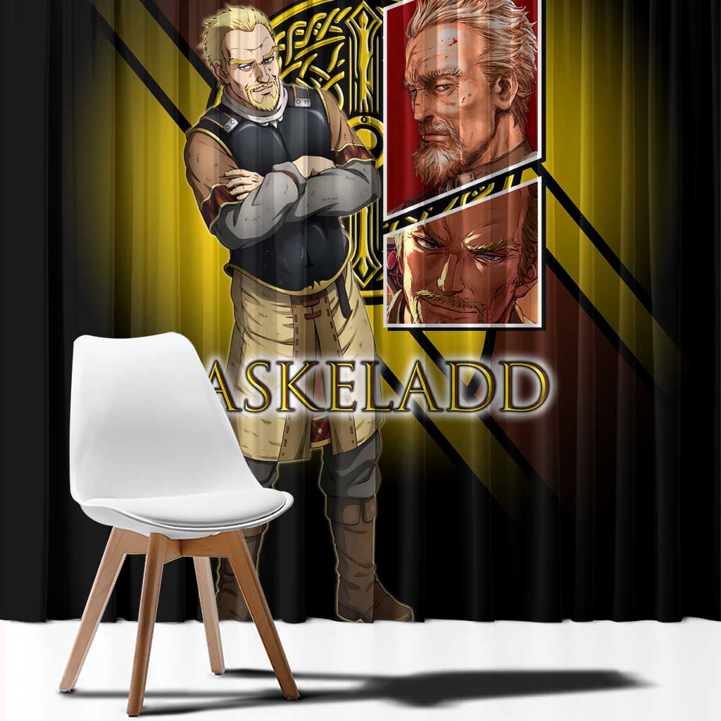 Askeladd Viking Commander Window Curtain Viking Manga Illustration Style