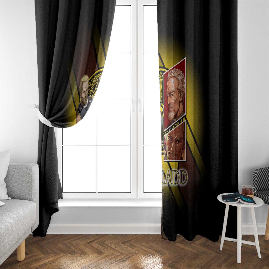 Askeladd Viking Commander Window Curtain Viking Manga Illustration Style