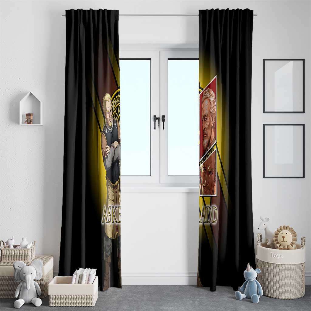 Askeladd Viking Commander Window Curtain Viking Manga Illustration Style