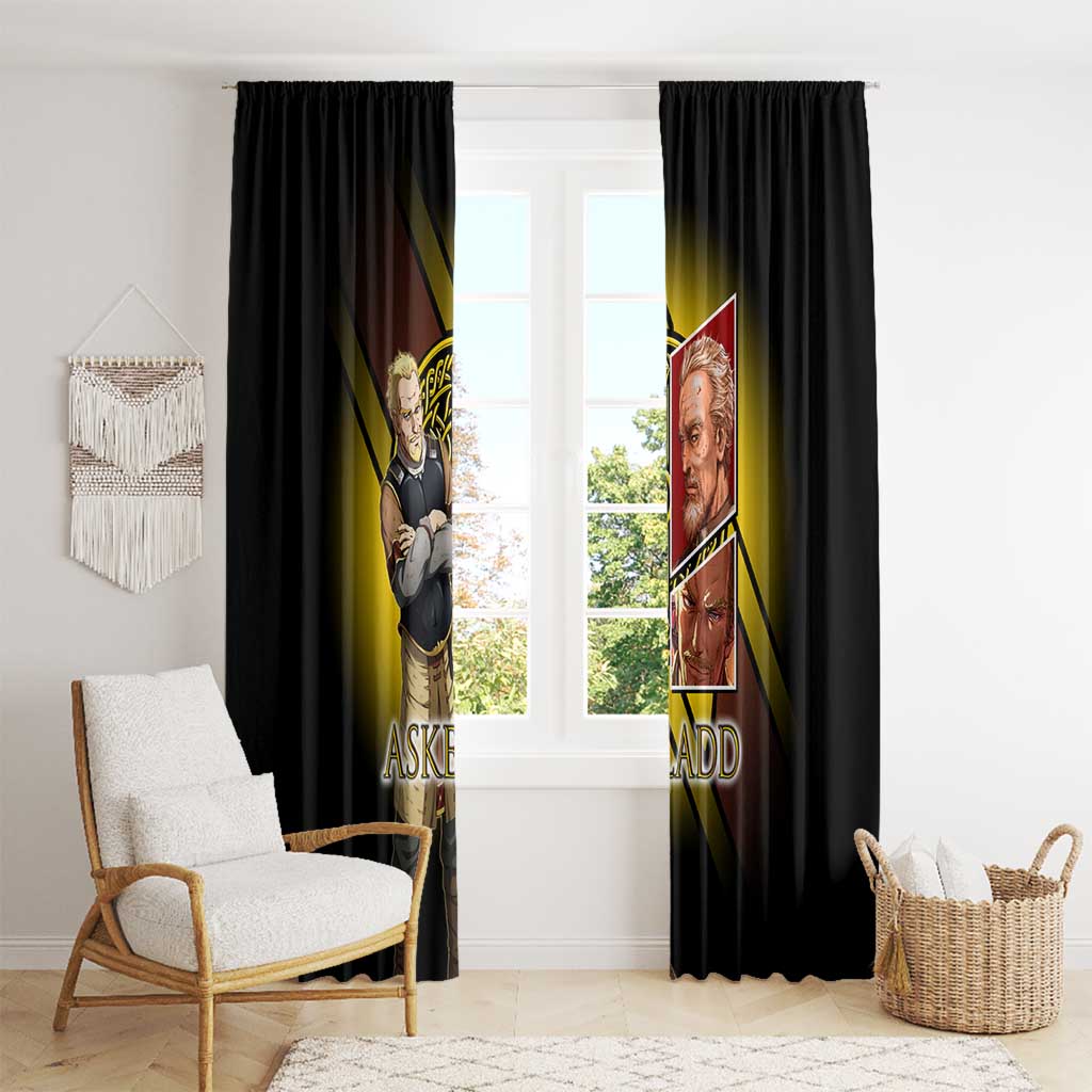 Askeladd Viking Commander Window Curtain Viking Manga Illustration Style