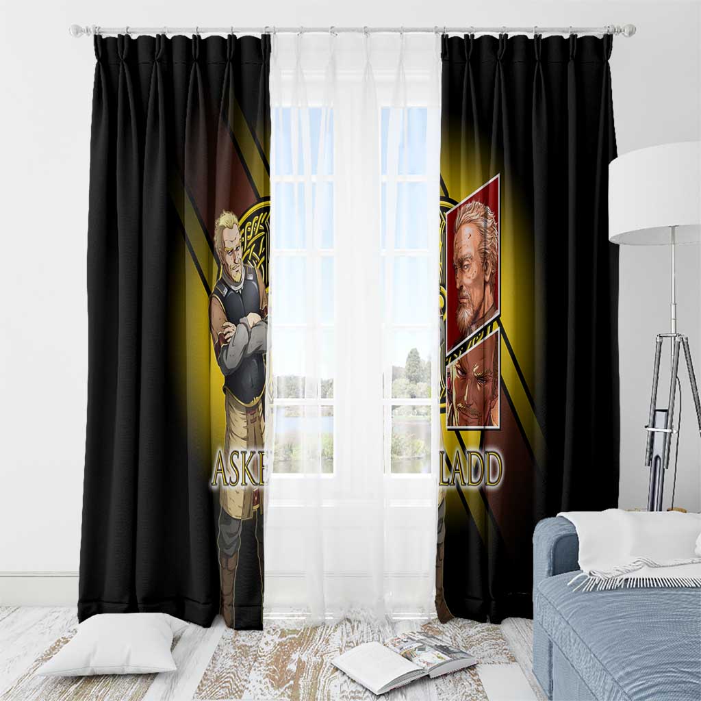 Askeladd Viking Commander Window Curtain Viking Manga Illustration Style