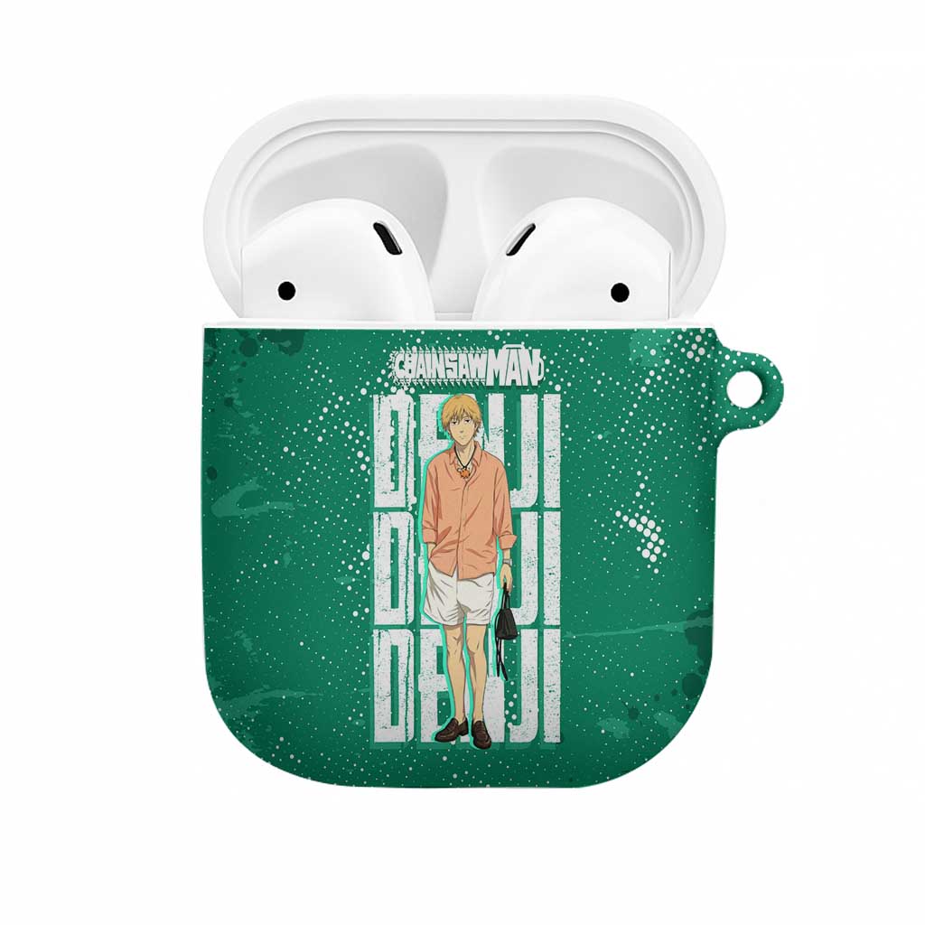Denji Chainsaw Man AirPods Case Urban Grunge Halftone Style