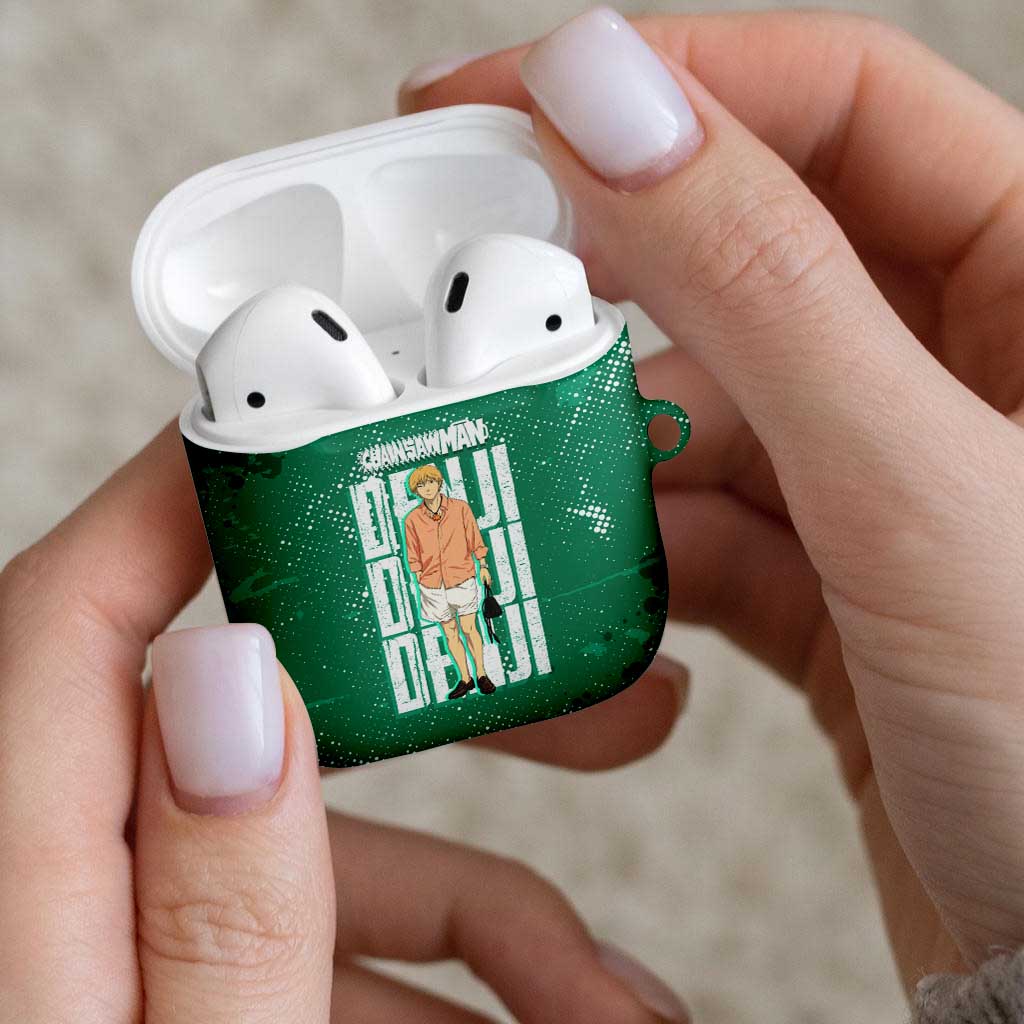 Denji Chainsaw Man AirPods Case Urban Grunge Halftone Style