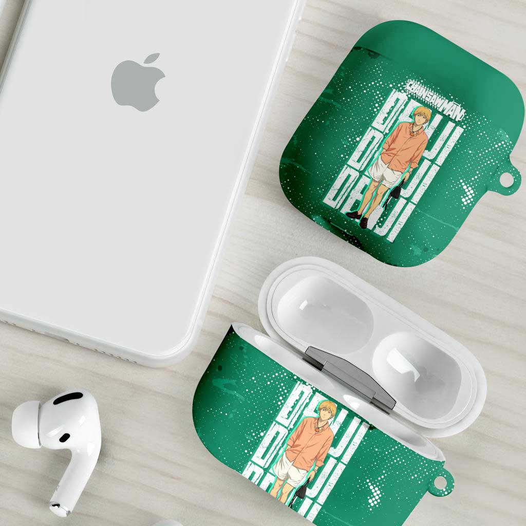 Denji Chainsaw Man AirPods Case Urban Grunge Halftone Style
