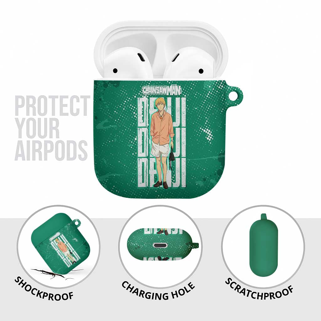 Denji Chainsaw Man AirPods Case Urban Grunge Halftone Style