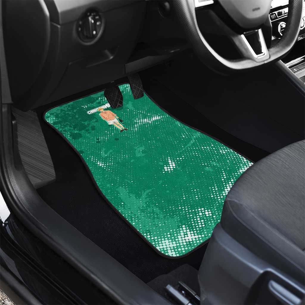 Denji Chainsaw Man Car Mats Urban Grunge Halftone Style