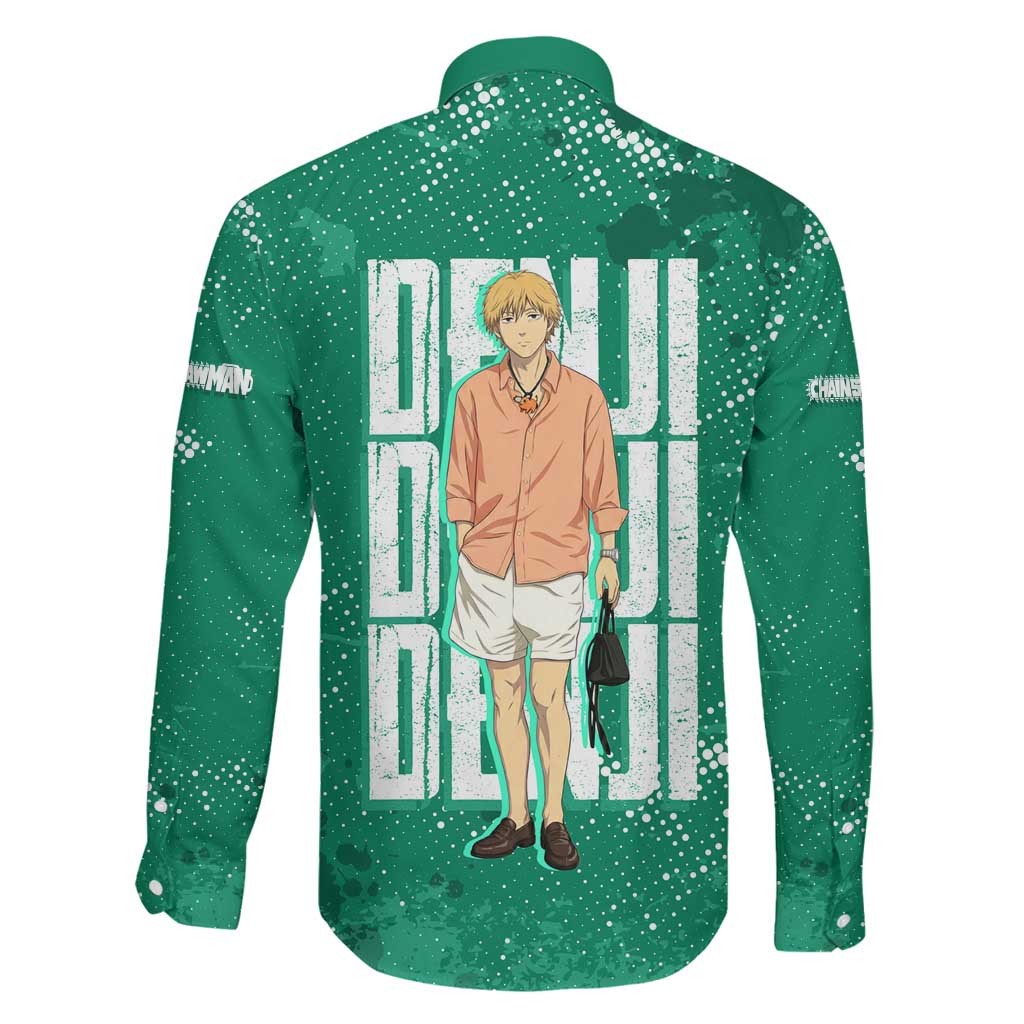 Denji Chainsaw Man Family Matching Mermaid Dress and Hawaiian Shirt Urban Grunge Halftone Style