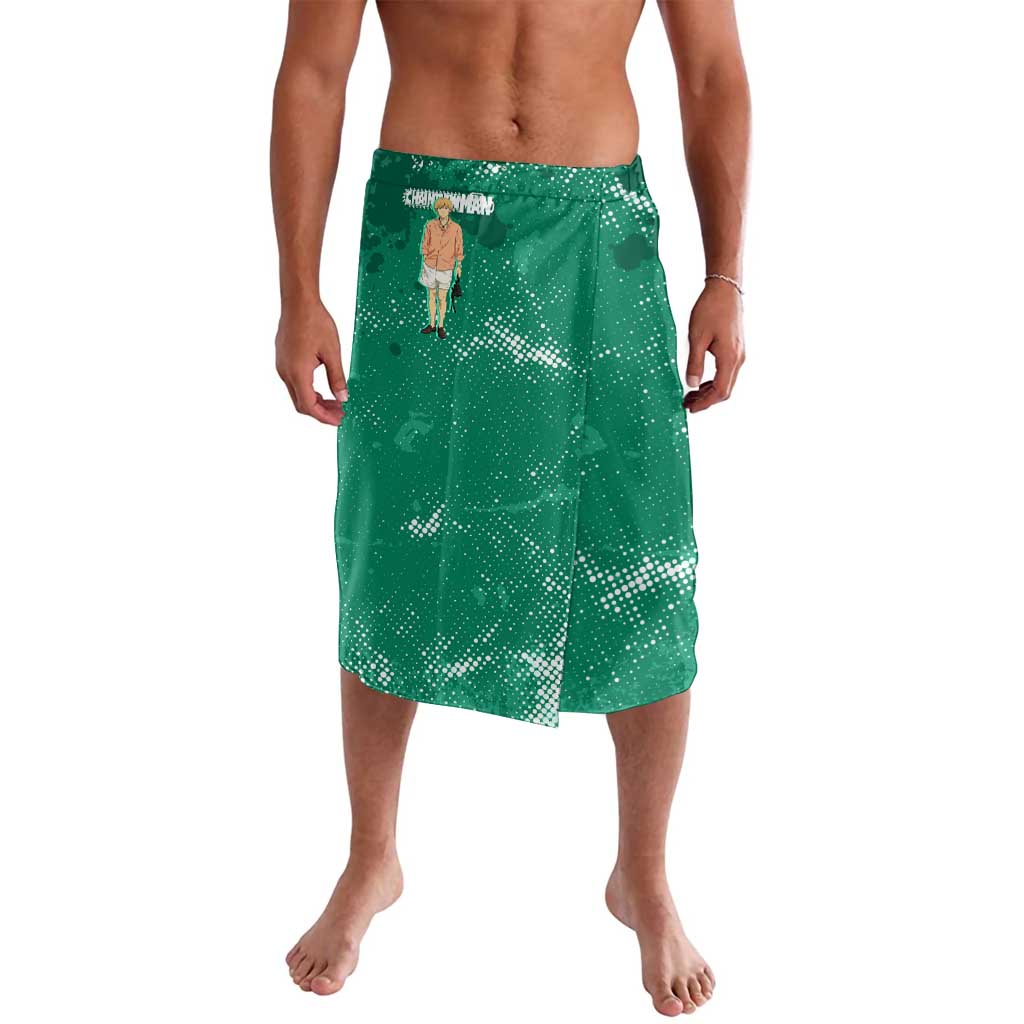 Denji Chainsaw Man Lavalava Urban Grunge Halftone Style