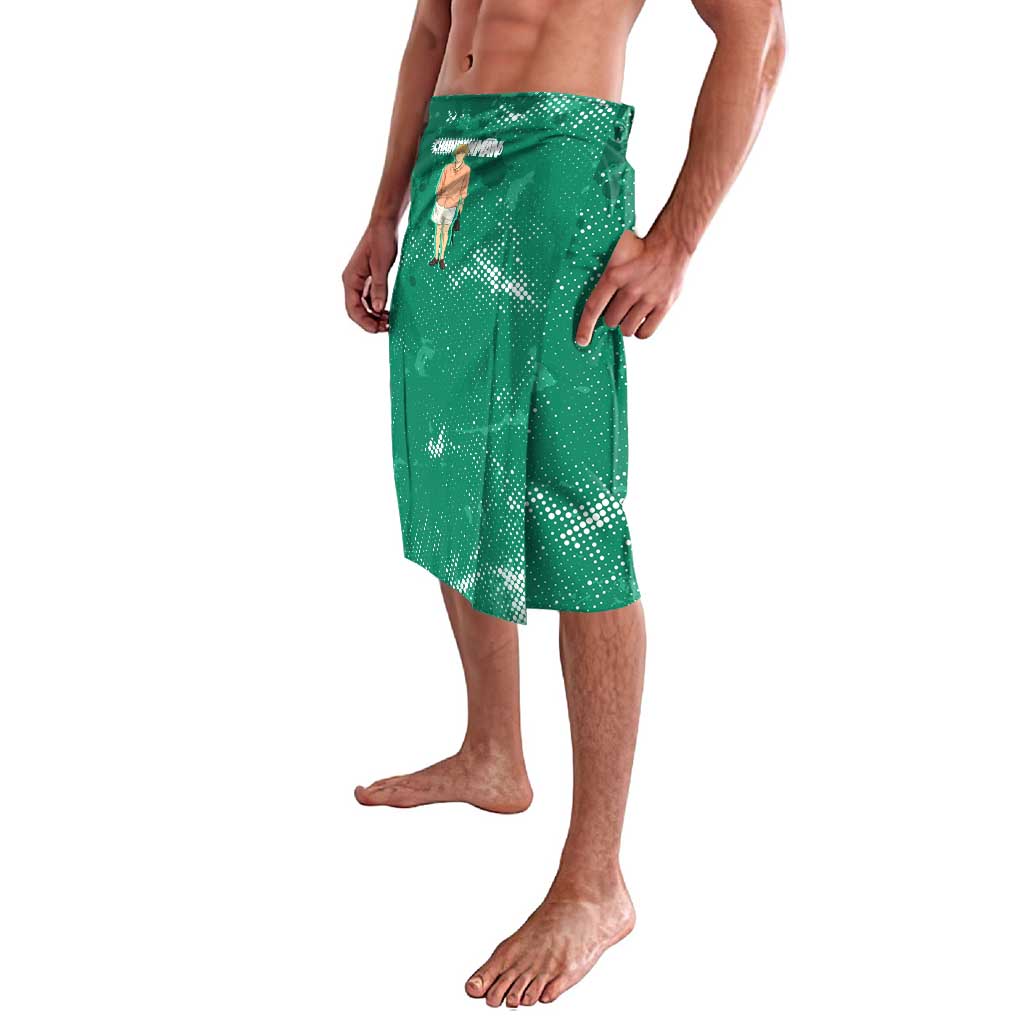 Denji Chainsaw Man Lavalava Urban Grunge Halftone Style